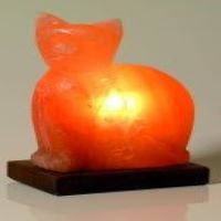 lampe cristal de sel chat.