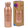 Bouteille en cuivre Fleur de Vie gravée