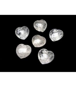 COEURS DE QUARTZ 4cm x 4cm.