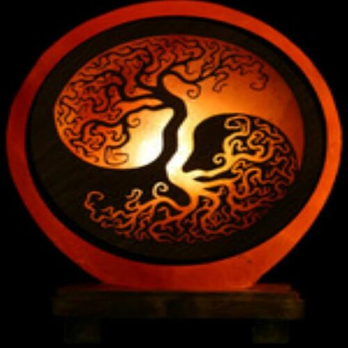 lampe de sel arbre de vie yin yang
